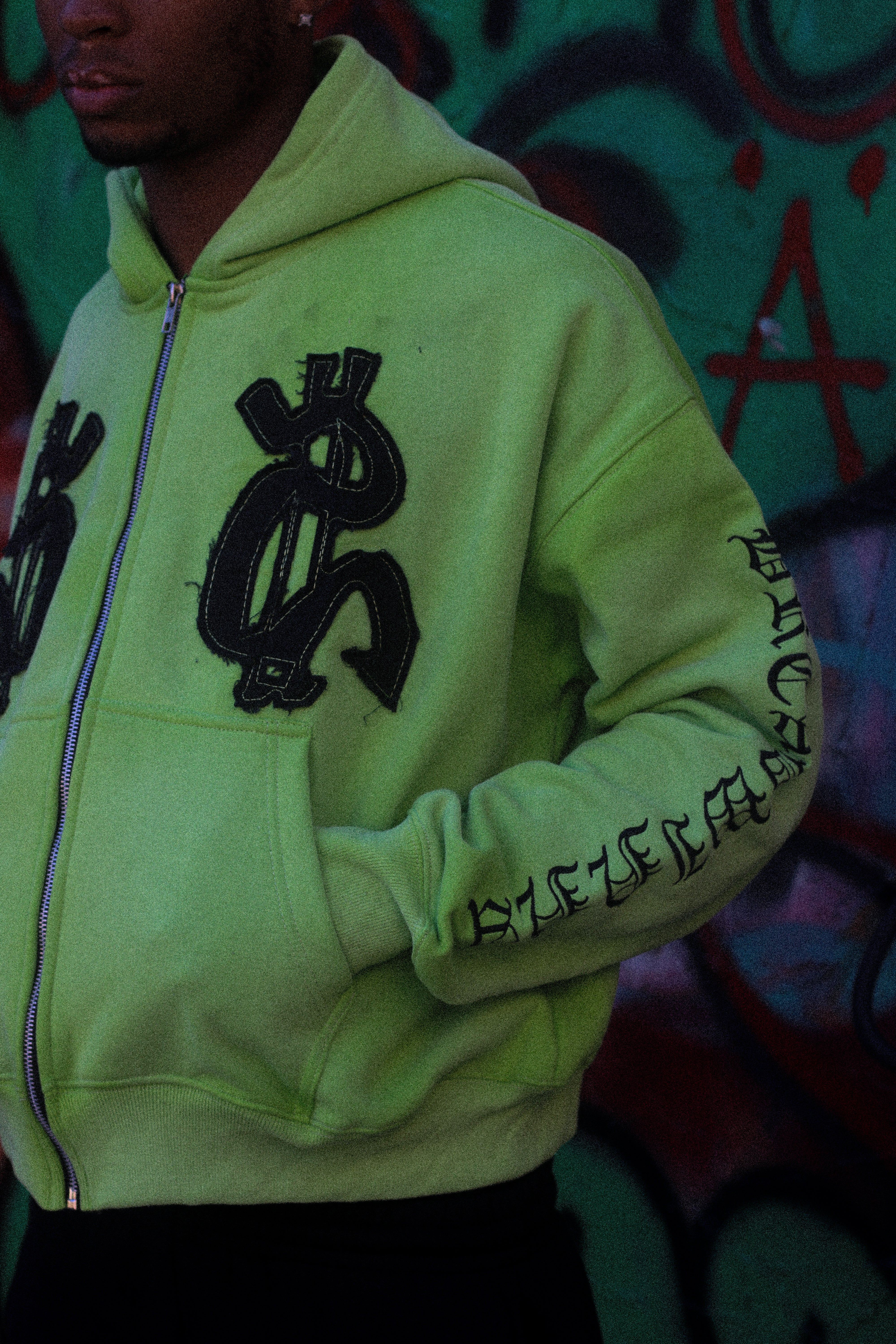 $LIME MONEY ZIP UP