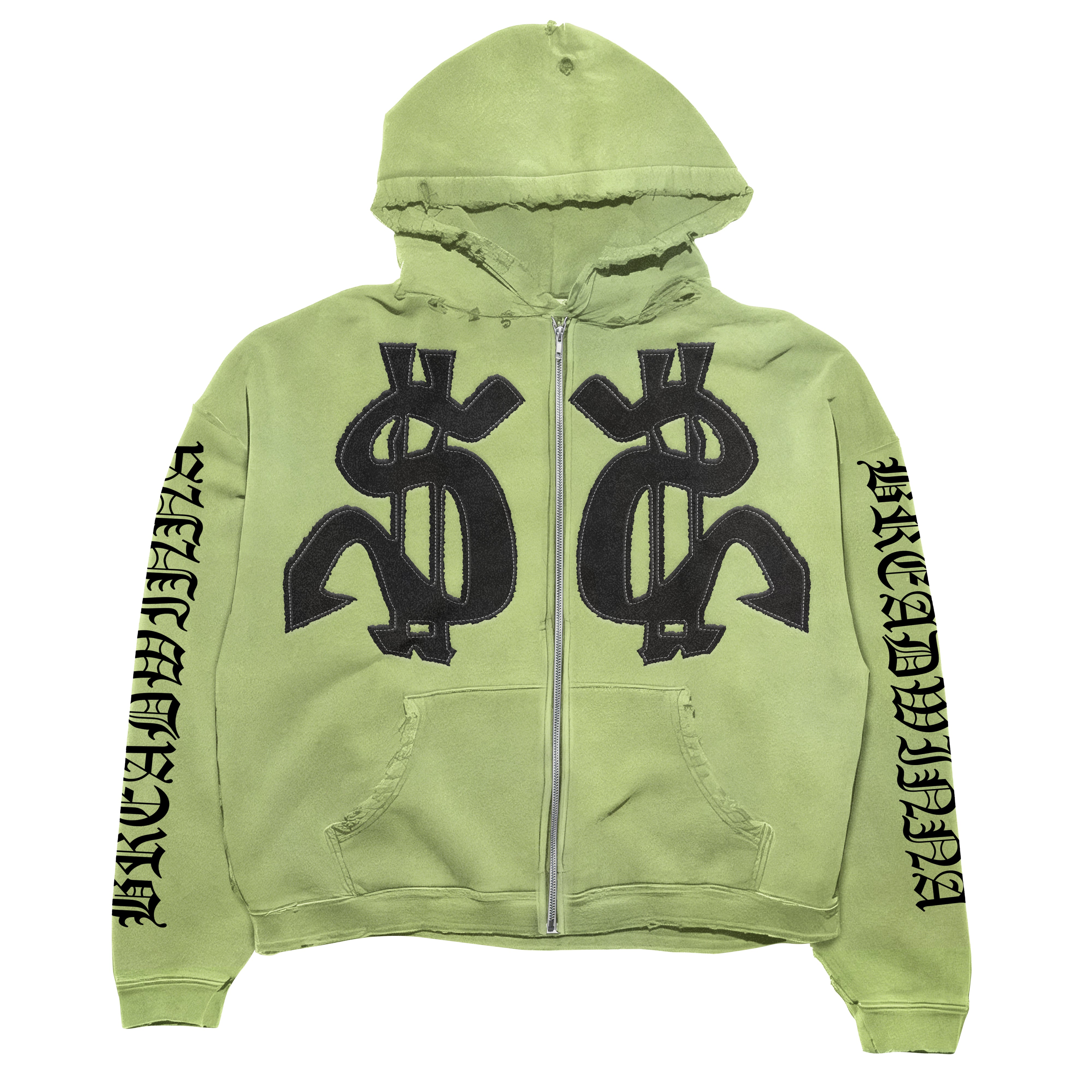 $LIME MONEY ZIP UP