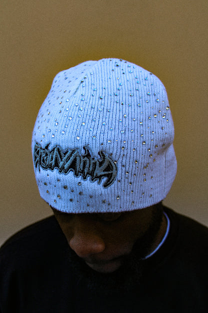 White Moonrock Beanie