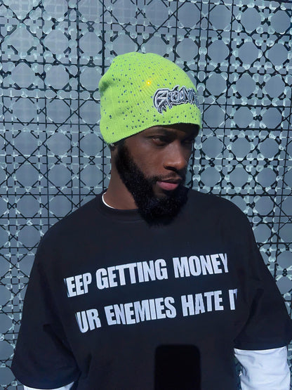 Lime Moonrock Beanie