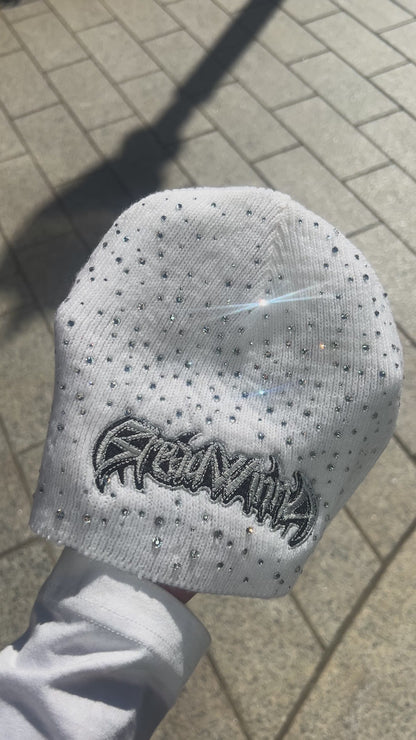 White Moonrock Beanie